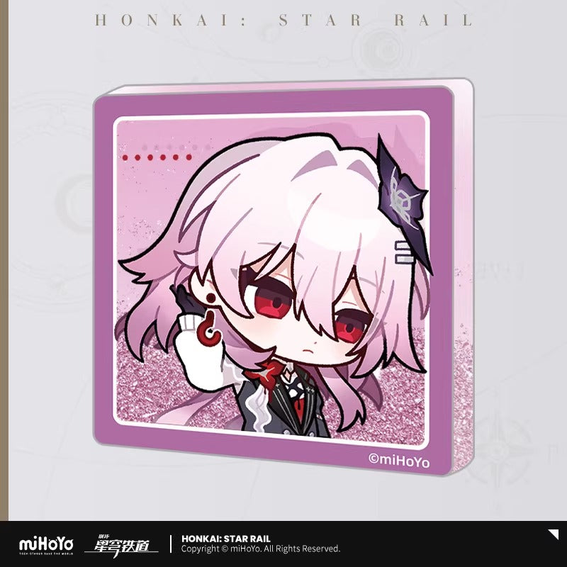 Glitter Fridge Magnet [Honkai: Star Rail] - Série Emoticônes / Sticker vol.6