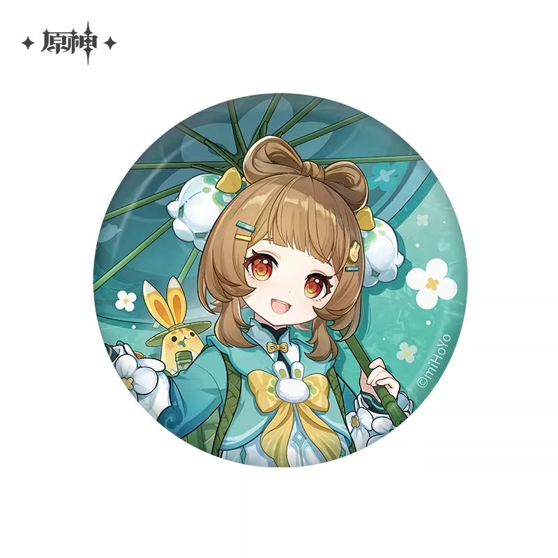 Badge [Genshin Impact] - Yaoyao : Rainlit Bamboo Reverie - Teyvat Fashion Series