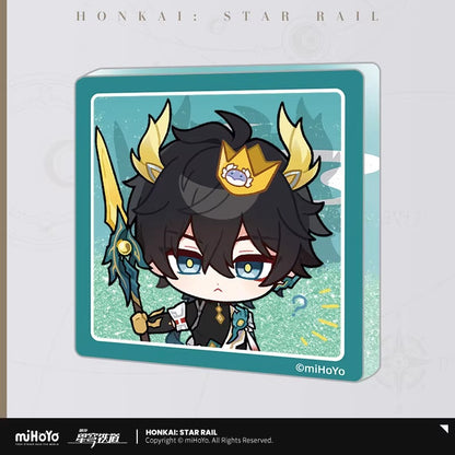 Glitter Fridge Magnet [Honkai: Star Rail] - Série Emoticônes / Sticker vol.6