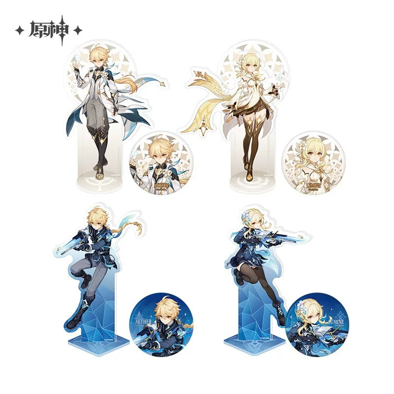 Acrylic Stand et Badges [Genshin Impact] - Across the Sea of Stars series