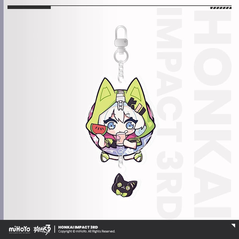 Acrylic Movable Keychain [Honkai Impact 3rd] - Summer Memories series