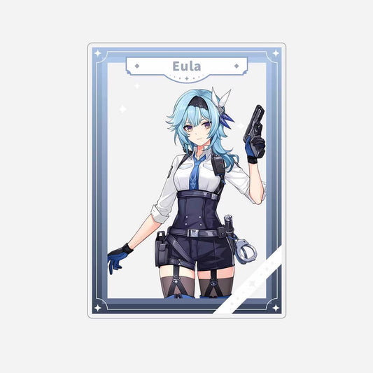 Carte PVC Transparente [Genshin Impact] - Eula - Hoyofair Spring 2024