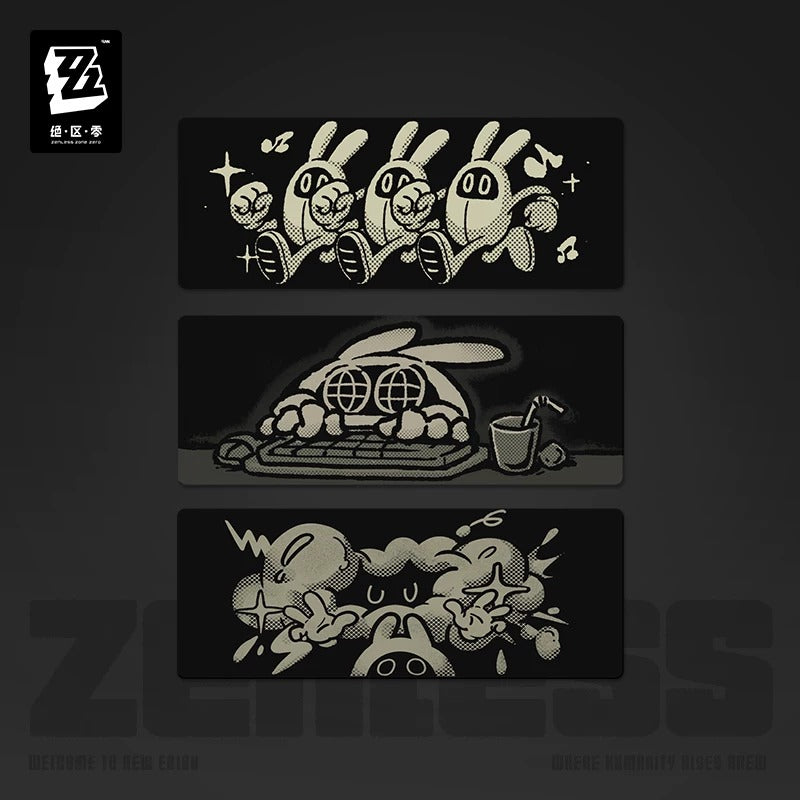Keyboard Remplacement Visual Plate [ZZZ Zenless Zone Zero] - Bangboo - Tidal Noise