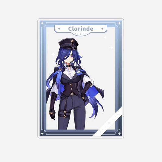 Carte PVC Transparente [Genshin Impact] - Clorinde - Hoyofair Spring 2024