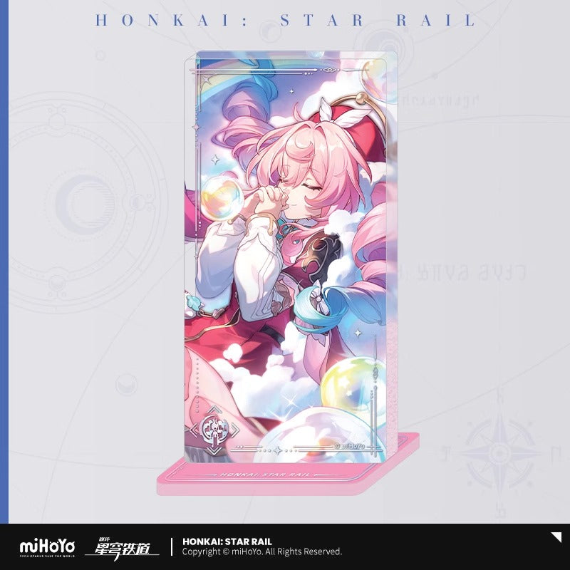 Acrylic Glitter Block standee [Honkai: Star Rail] - Hyacine - Long May Rainbows Adorn the Sky - Cônes Lumineux vol.14