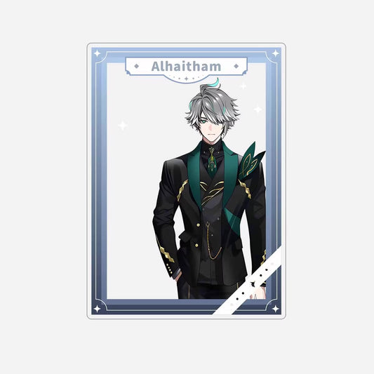 Carte PVC Transparente [Genshin Impact] - Alhaitham - Hoyofair Spring 2024