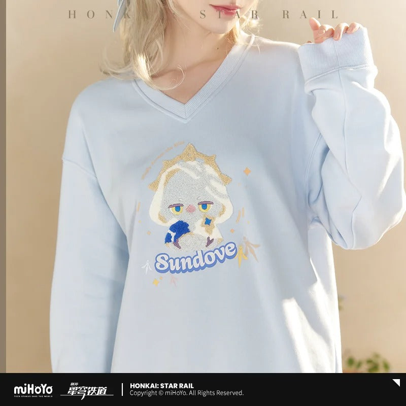 Pullover [Honkai: Star Rail] - Sundove - Fluffy Across the Blue Impression