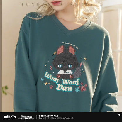 Pullover [Honkai: Star Rail] - Woof Woof Dan - Fluffy Across the Blue Impression