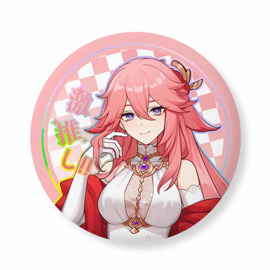 Badge [Genshin Impact] - Yae Miko - Hoyofair Spring 2024
