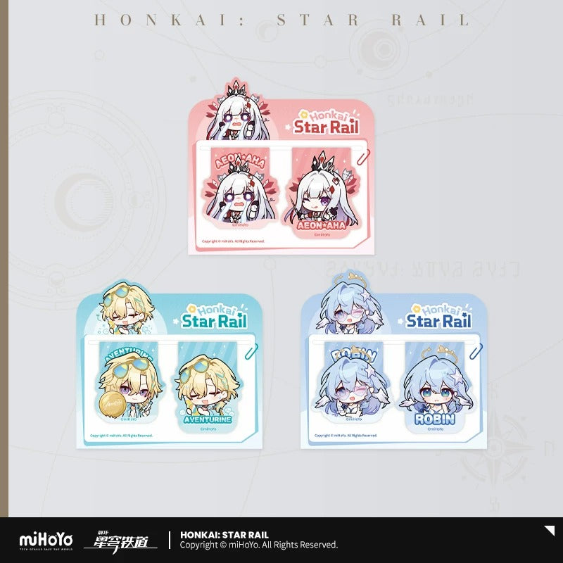 Magnetic Bookmark [Honkai: Star Rail] - Série Emoticônes / Sticker Vol.6