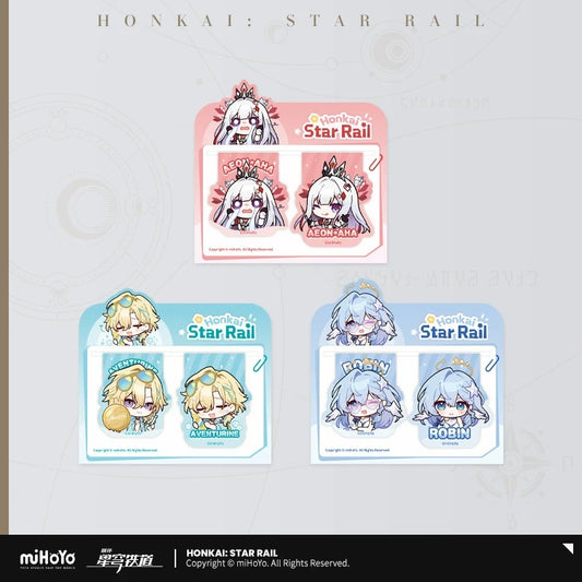 Magnetic Bookmark [Honkai: Star Rail] - Série Emoticônes / Sticker Vol.6