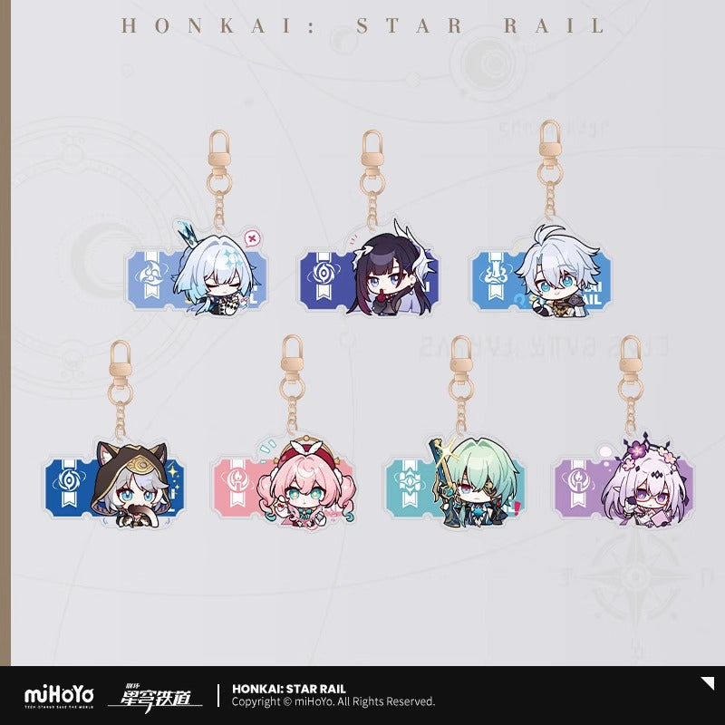 Acrylic Strap [Honkai: Star Rail] - Série Emoticônes / Sticker vol.5