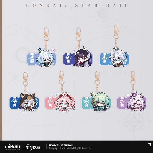 Acrylic Strap [Honkai: Star Rail] - Série Emoticônes / Sticker vol.5