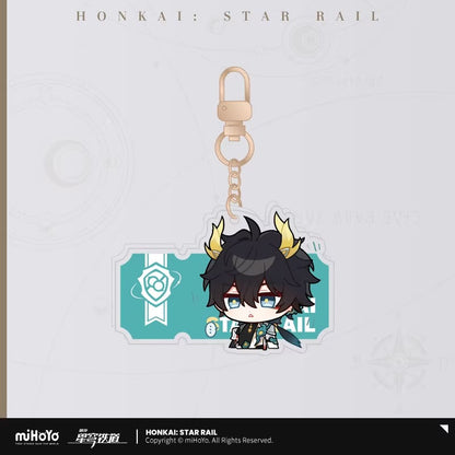 Acrylic Strap [Honkai: Star Rail] - Série Emoticônes / Sticker vol.6