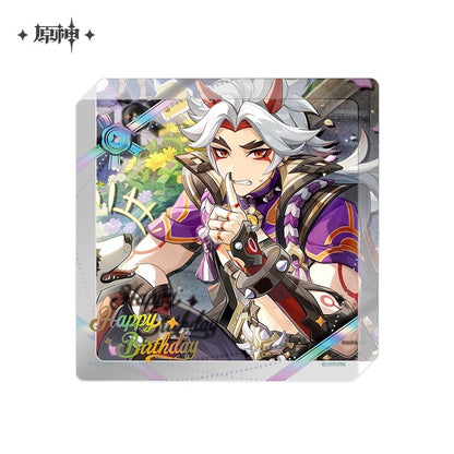 Coaster Acrylic Epais [Genshin Impact] - Fateful Day 2025 Series - Birthday Collection