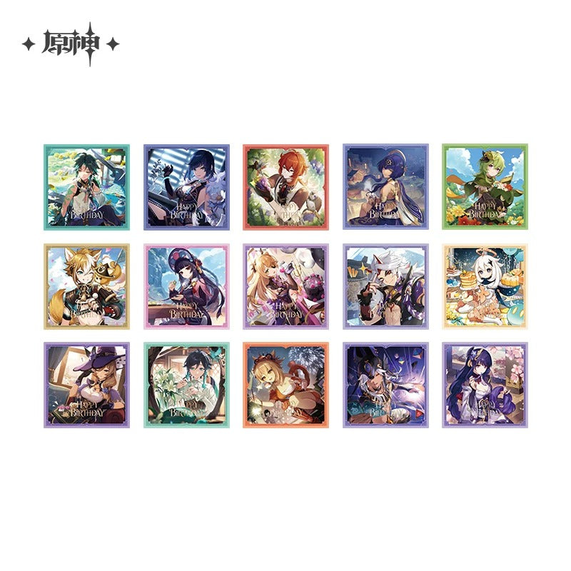 Set de Cartes [Genshin Impact] - Set B - Fateful Day Series - Birthday Collection