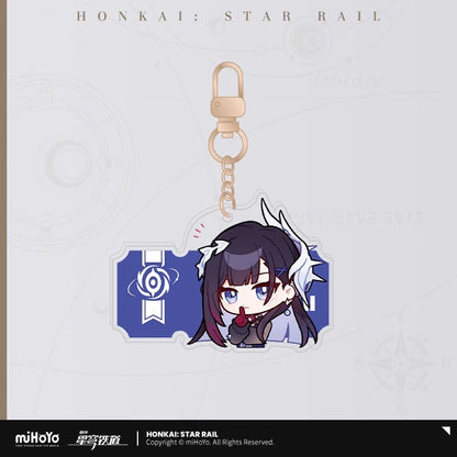 Acrylic Strap [Honkai: Star Rail] - Série Emoticônes / Sticker vol.5
