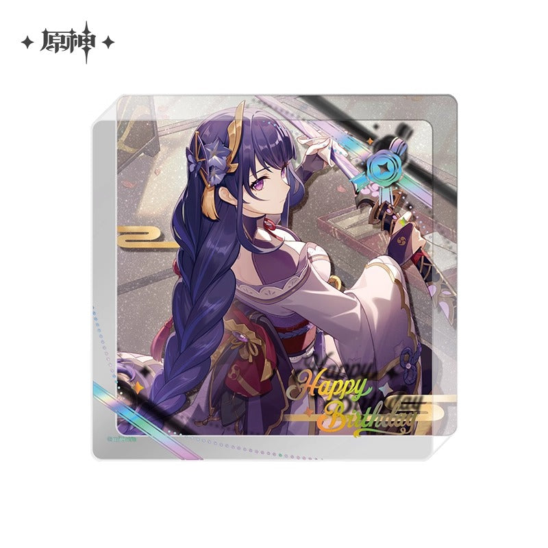 Coaster Acrylic Epais [Genshin Impact] - Fateful Day 2025 Series - Birthday Collection