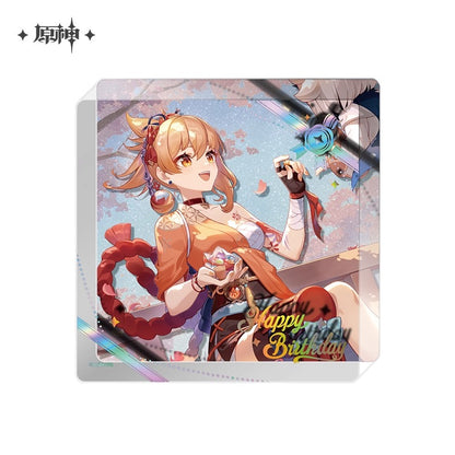 Coaster Acrylic Epais [Genshin Impact] - Fateful Day 2025 Series - Birthday Collection