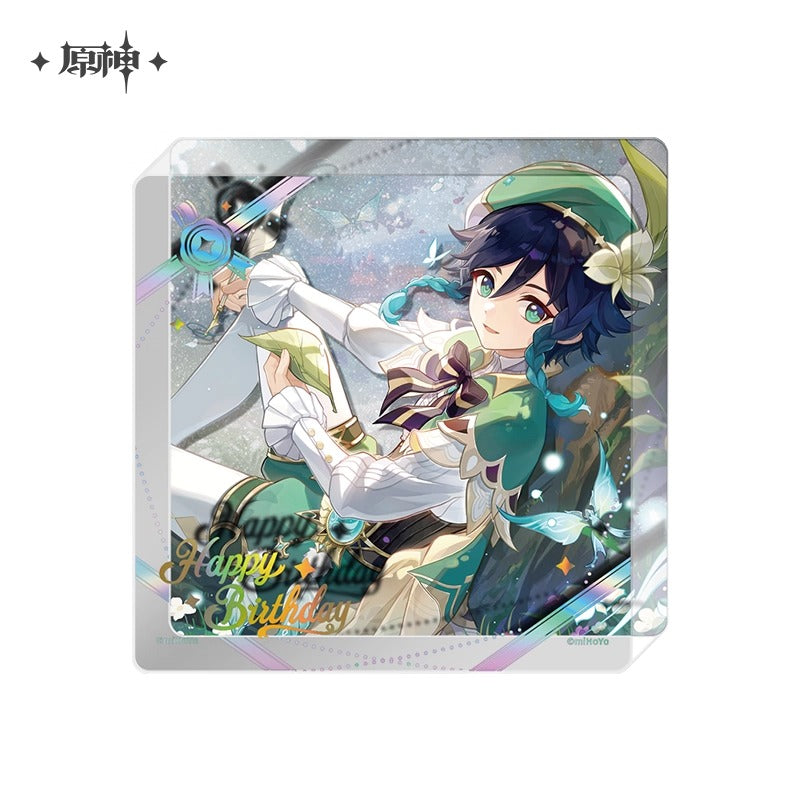 Coaster Acrylic Epais [Genshin Impact] - Fateful Day 2025 Series - Birthday Collection