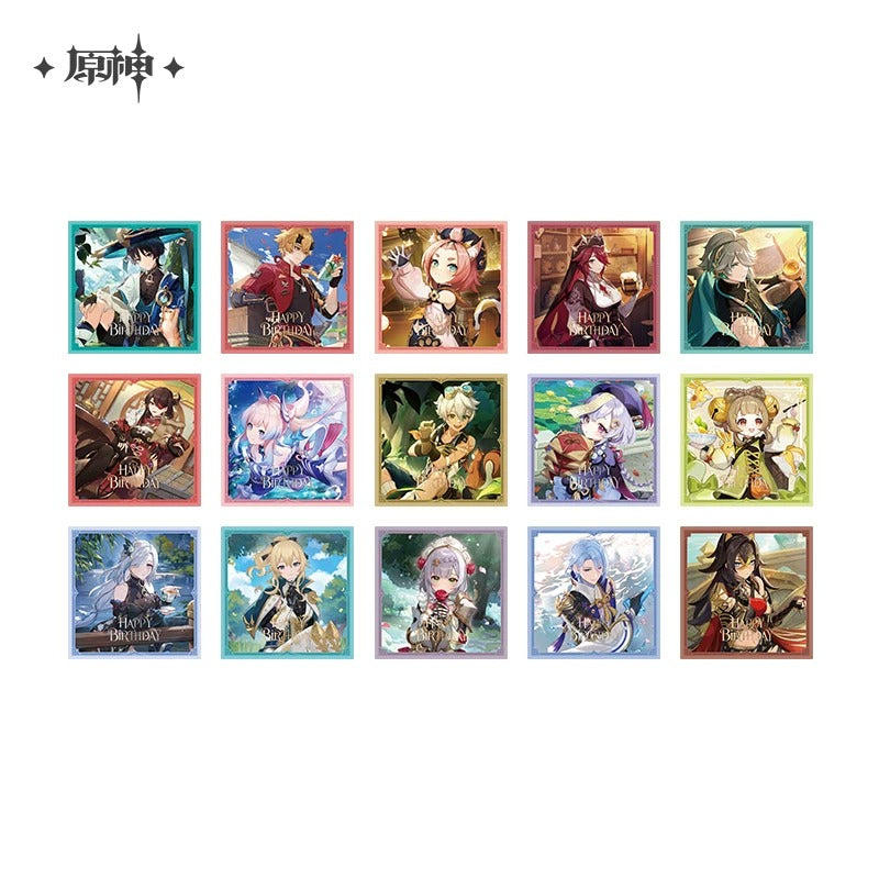 Set de Cartes [Genshin Impact] - Set A - Fateful Day Series - Birthday Collection