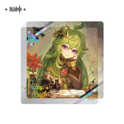 Coaster Acrylic Epais [Genshin Impact] - Fateful Day 2025 Series - Birthday Collection