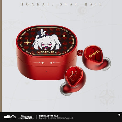 Ecouteurs Sans fils / Wireless Earphones [Honkai: Star Rail] - Sparxie's / Hibana's Real-time RT-Adaptive ANC Mini Hi-Fi TWS - MOONDROP COLLAB CN ver.