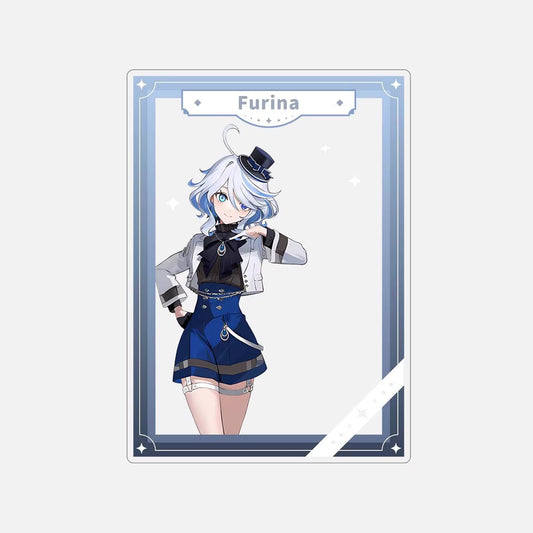 Carte PVC Transparente [Genshin Impact] - Furina - Hoyofair Spring 2024