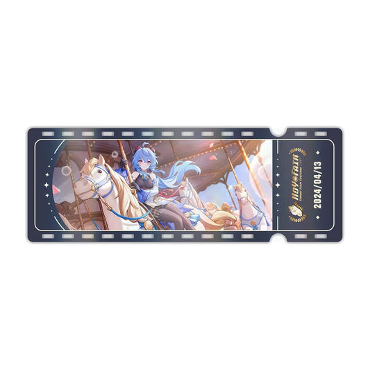 Acrylic Block Ticket  [Genshin Impact] - Ganyu - Hoyofair Spring 2024