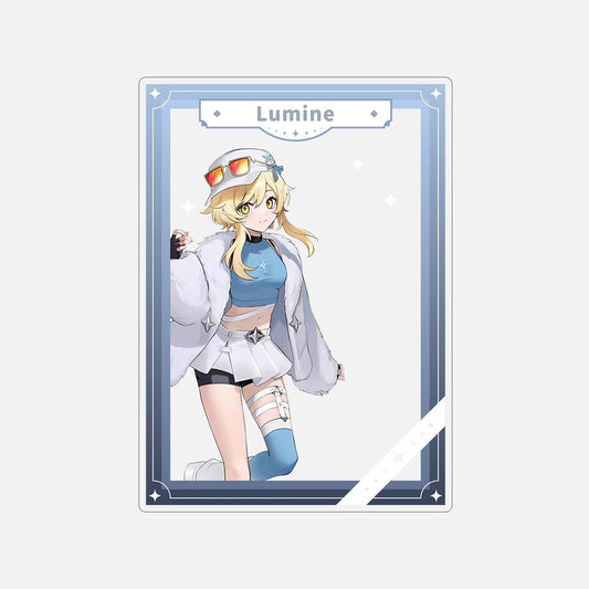 Carte PVC Transparente [Genshin Impact] - Lumine - Hoyofair Spring 2024