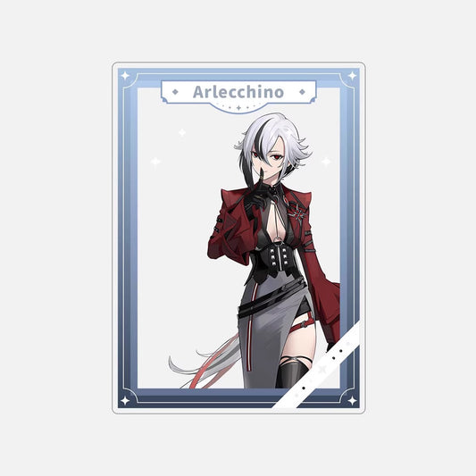 Carte PVC Transparente [Genshin Impact] - Arlecchino - Hoyofair Spring 2024