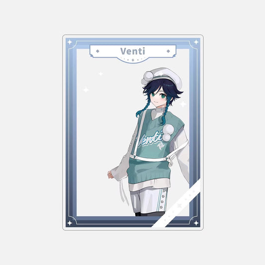 Carte PVC Transparente [Genshin Impact] - Venti - Hoyofair Spring 2024