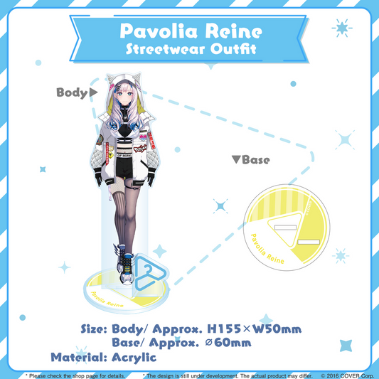 Acrylic Stand [Hololive Production] Pavolia Reine Streetwear Outfit ver. - hololive closet