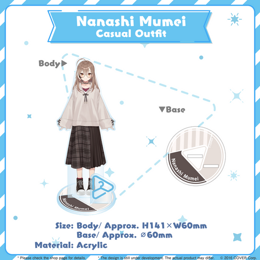 Acrylic Stand [Hololive Production] Nanashi Mumei Casual Outfit ver. - hololive closet