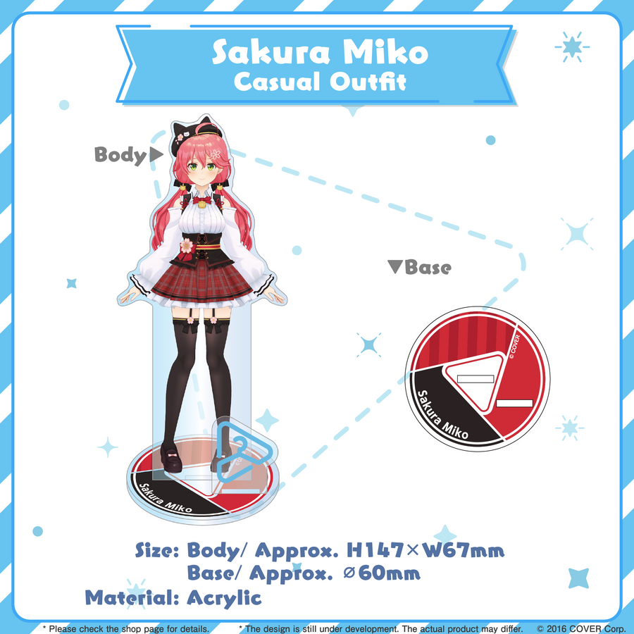 Acrylic Stand [Hololive Production] Sakura Miko Casual Outfit ver. - hololive closet