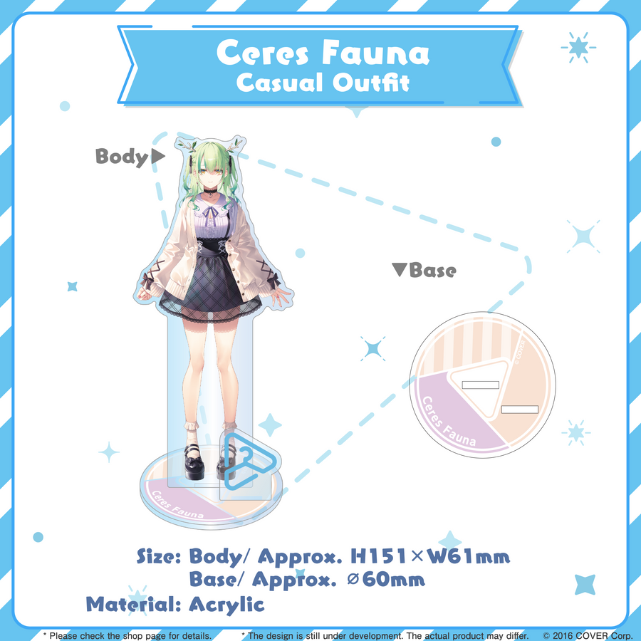 Acrylic Stand [Hololive Production] Ceres Fauna Casual Outfit ver. - hololive closet