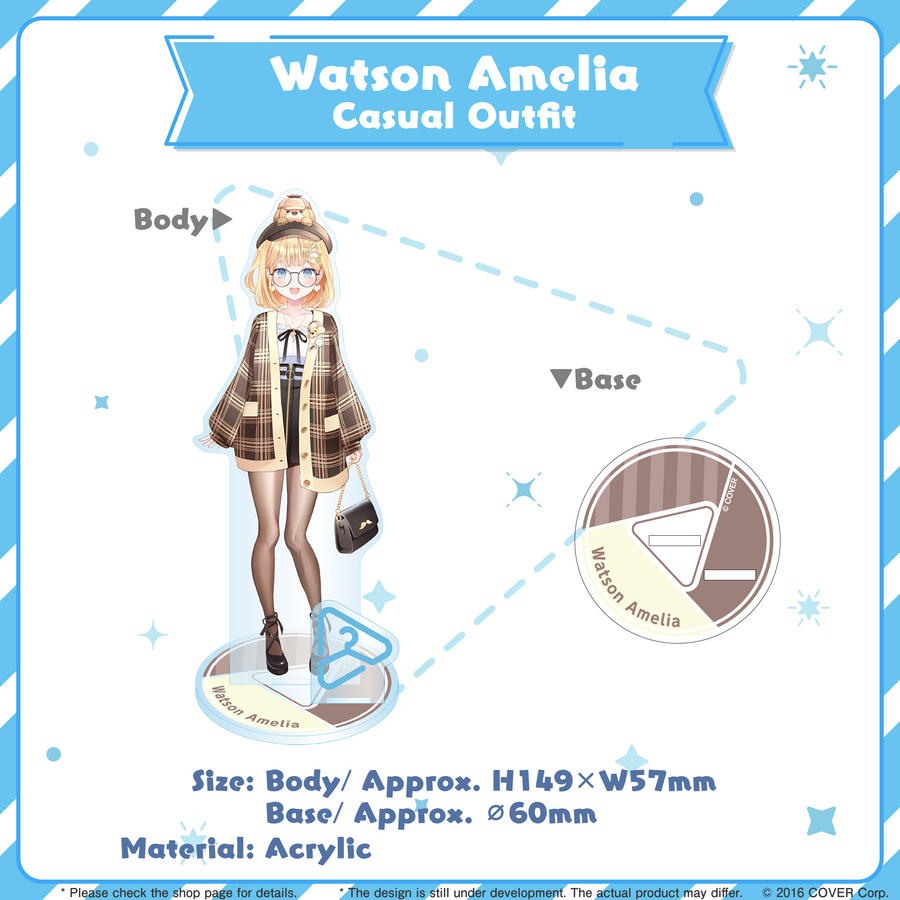 Acrylic Stand [Hololive Production] Watson Amelia Casual Outfit ver. - hololive closet