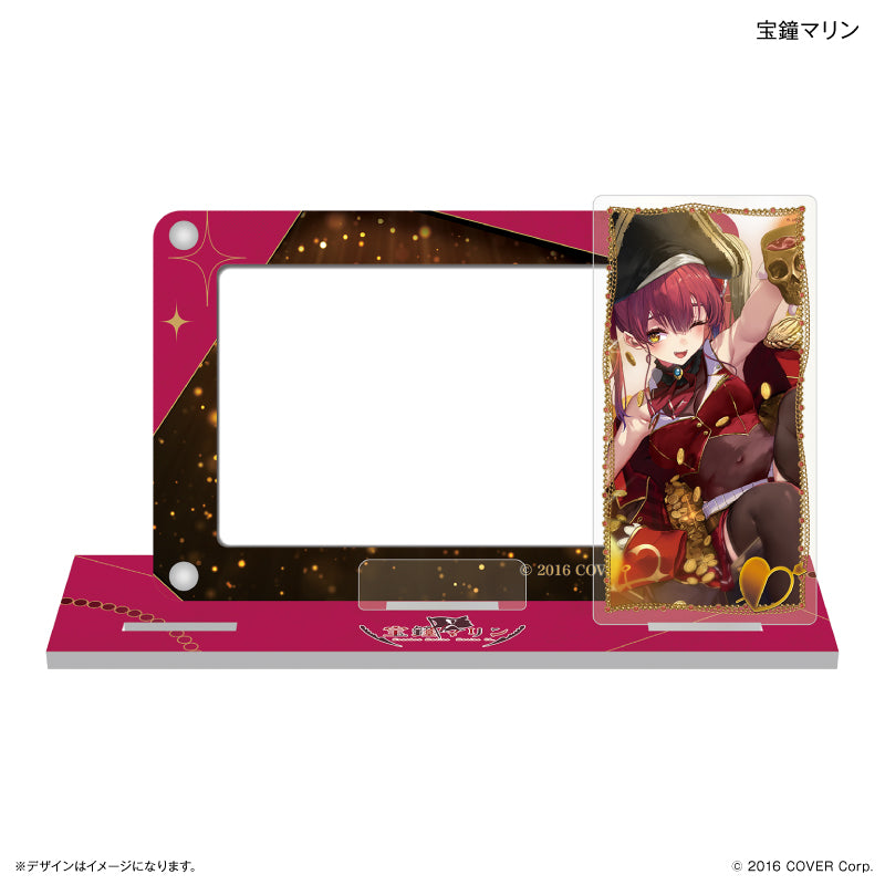 T-Card Fansite Set avec Acrylic Stand et Card Case [Hololive Production] - Houshou Marine