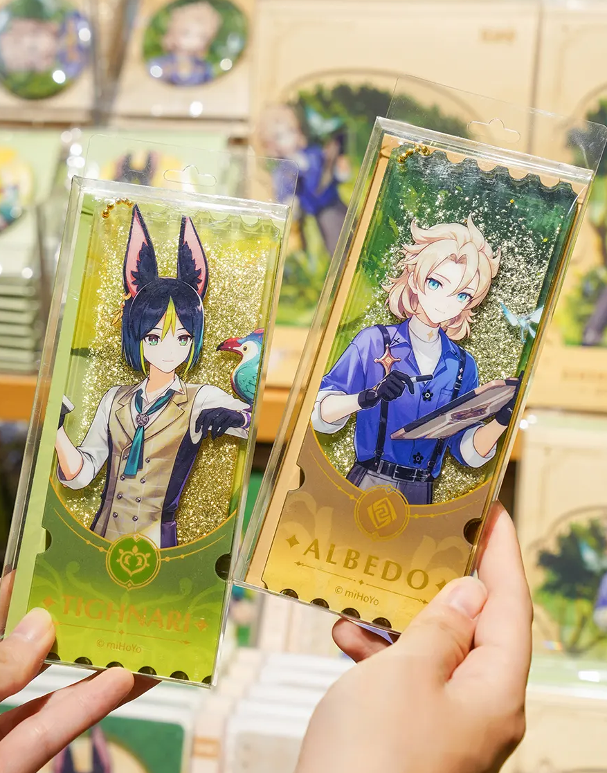 Glitter Acrylic Keychain [Genshin Impact] x M&G stationary collab - Forest Adventure (plusieurs modèles)