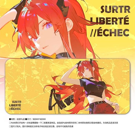 Mousepad en PU [Arknights] SURTR LIBERTE//ECHEC by Ask