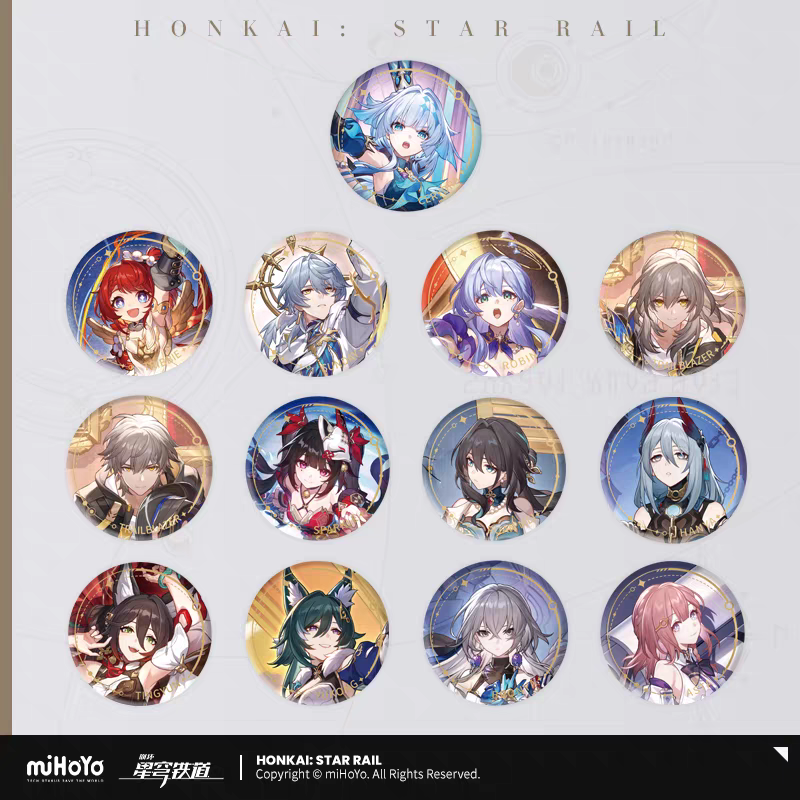 Badge [Honkai: Star Rail] - Character - Path of the Harmony (plusieurs modèles)