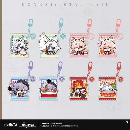 Acrylic keychain [Honkai: Star Rail] - Train Travel Series - KFC Collab General Sale