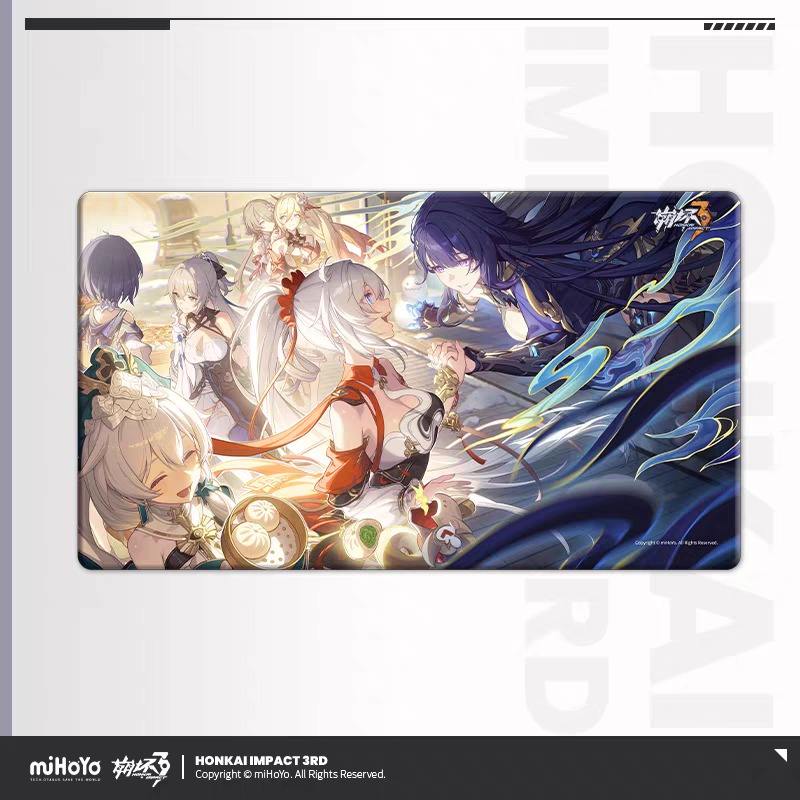 Mousepad [Honkai Impact 3rd] - Kiana, Mei, Bronya, Theresa, Rita, Seele et Durandal  - New Year's Eve Fantasy Series