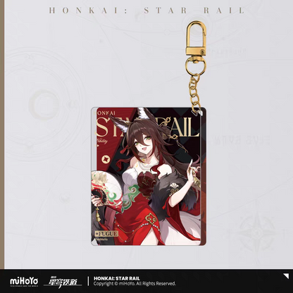 Acrylic keychain [Honkai: Star Rail] - Train Travel Series - JDB Collab General Sale