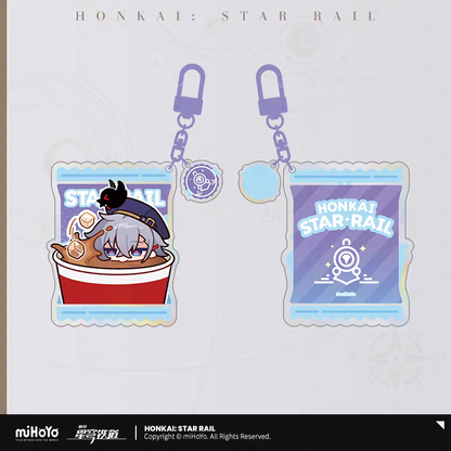 Acrylic keychain [Honkai: Star Rail] - Train Travel Series - KFC Collab General Sale