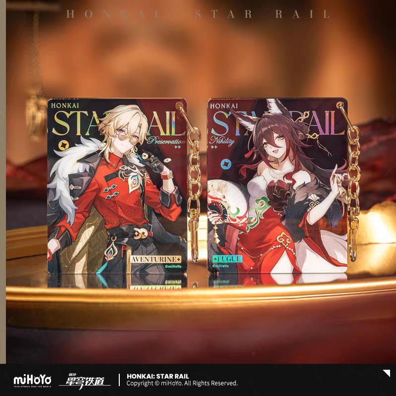 Acrylic keychain [Honkai: Star Rail] - Train Travel Series - JDB Collab General Sale
