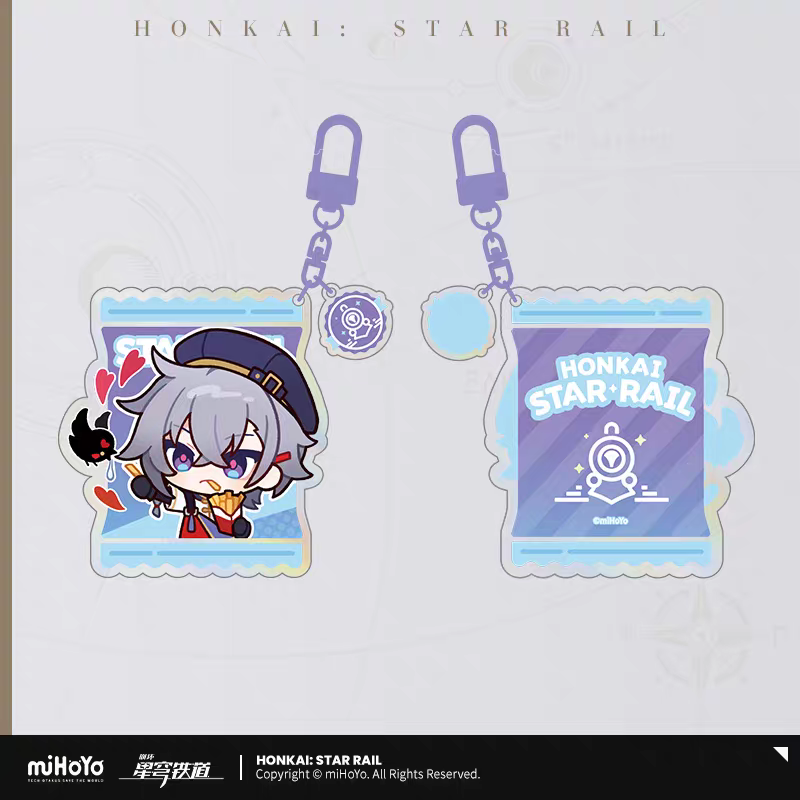 Acrylic keychain [Honkai: Star Rail] - Train Travel Series - KFC Collab General Sale