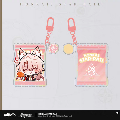 Acrylic keychain [Honkai: Star Rail] - Train Travel Series - KFC Collab General Sale