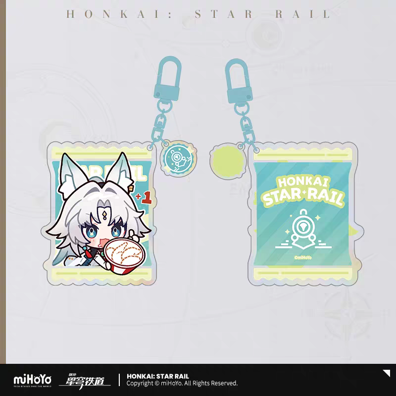 Acrylic keychain [Honkai: Star Rail] - Train Travel Series - KFC Collab General Sale