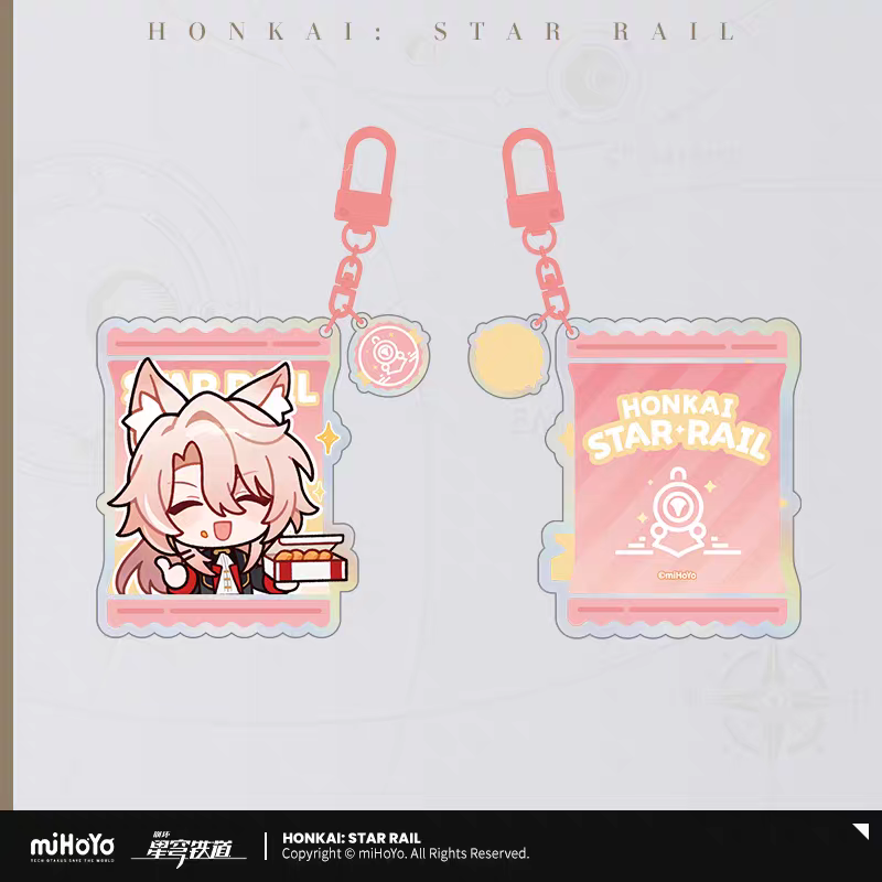 Acrylic keychain [Honkai: Star Rail] - Train Travel Series - KFC Collab General Sale